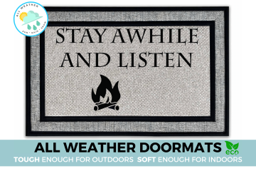 all weather Stay Awhile and Listen Diablo damn good doormat