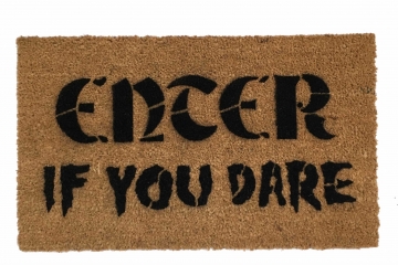 Enter- if you DARE spooky Halloween doormat