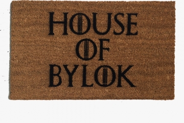 Custom House of... Game of Thrones door mat.