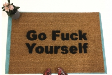 Go Fuck Yourself rude doormat