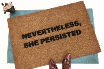 Nevertheless, she persisted vote blue fuck trump doormat