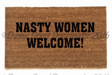 Nasty Women Welcome HRC President Hillary  doormat
