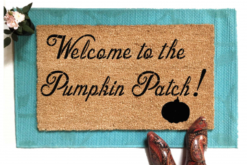 welcome to the Pumpkin Patch Fall Thanksgiving decor