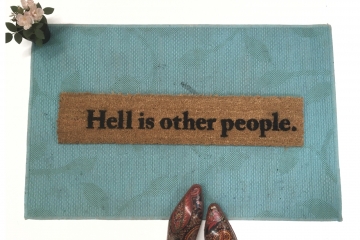 Sartre Hell is other people social distancing quote literary english teacher gif
