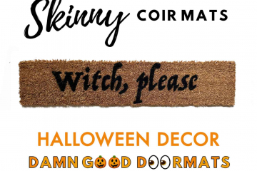 Funny "Witch Please" Halloween doormat
