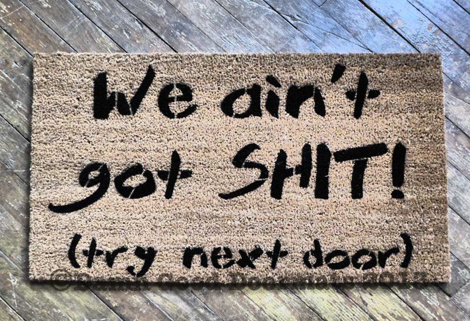 Welcome To Pound Town™ Sex Time Funny Rude Outdoor Mature Doormat Damn Good Doormats