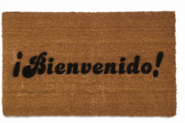 Spanish Bienvenido! doormat