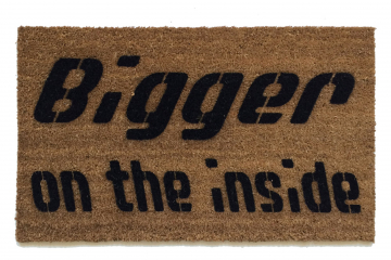 Dr. Who Bigger on the inside doormat
