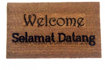 Bilingual English Selamat Datang- Indonesian Welcome