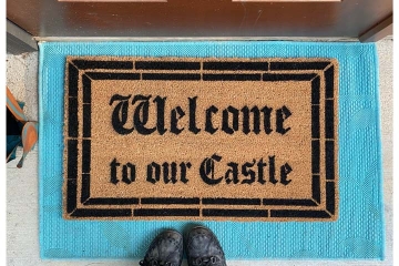 Welcome to our Castle doormat