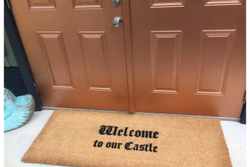Doublewide XL Welcome to our Castle doormat