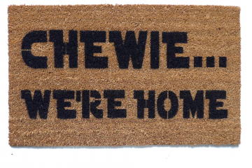Chewie, we're home, Star Wars doormat