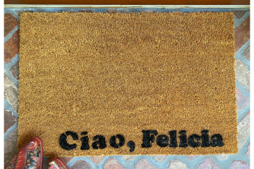 Italian Ciao Bye Felicia doormat