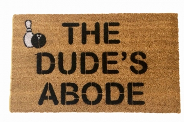The Dude's Abode, The Big Lebowski Dudeism doormat