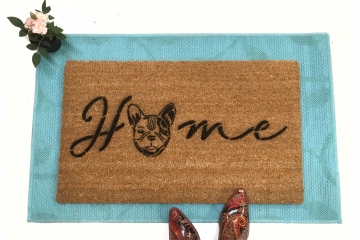 HOME French Bulldog doormat Frenchie