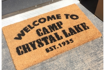 Camp Crystal Lake Friday the 13th doormat