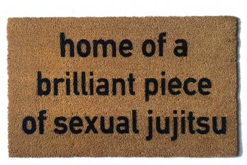 brilliant piece of sexual jujitsu Trans LGBTQ Pride doormat