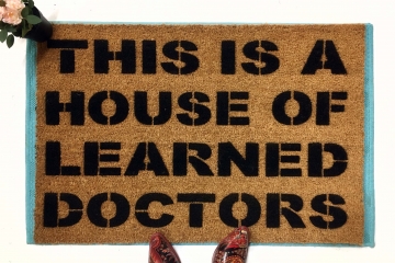 SALE! House of Learned Doctors™ Stepbrothers funny doormat