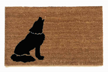 Howling Wolf Doormat