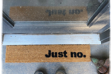 Just no. go away doormat