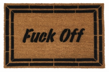 Fuck Off Classy F Bomb doormat