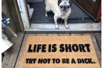 Life is short, try not to be a dick™