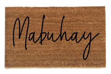 Mabuhay Filipino doormat | Damn Good Doormats
