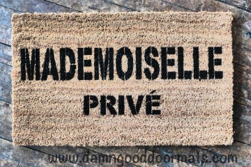 Mademoiselle PRIVÉ doormat