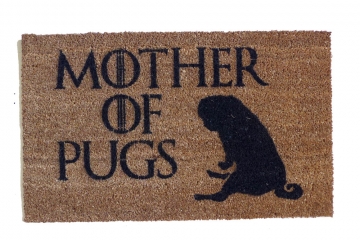 Mother of PUGS | Game of Thrones dog doormat