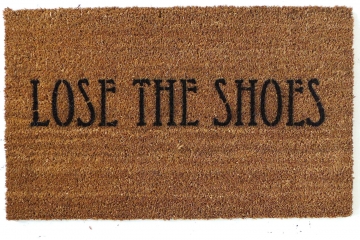 Lose the shoes | Shoes off doormat