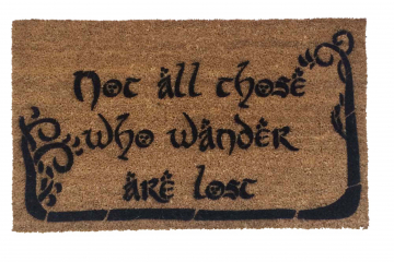 Not all those who wander are lost with TREES doormat