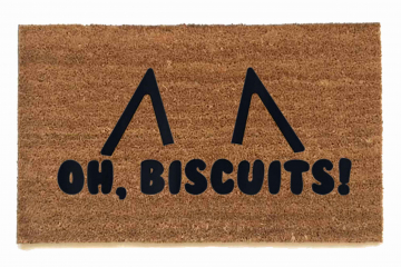 Oh Biscuits! custom Bluey Doormat