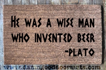 Plato- BEER doormat