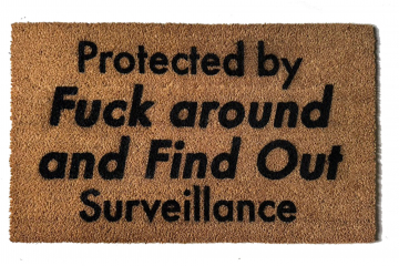 Protected by Fuck around and Find out Surveillance doormat