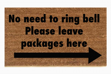 Leave packages here