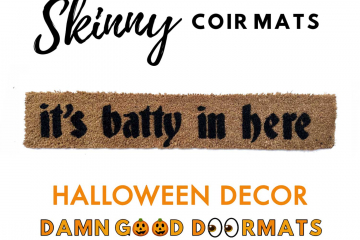 It's batty in here | Halloween doormat