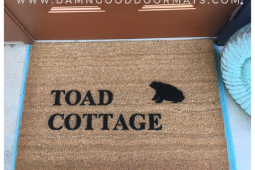 Toad COTTAGE | Wind in the Willows doormat | Damn Good Doormats