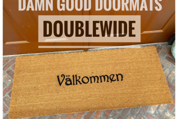 New Välkommen Swedish doormat
