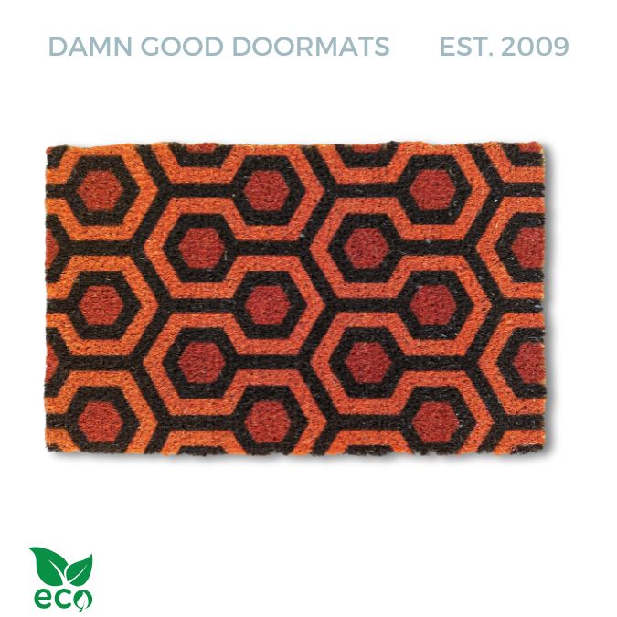 Overlook Hotel carpet pattern doormat