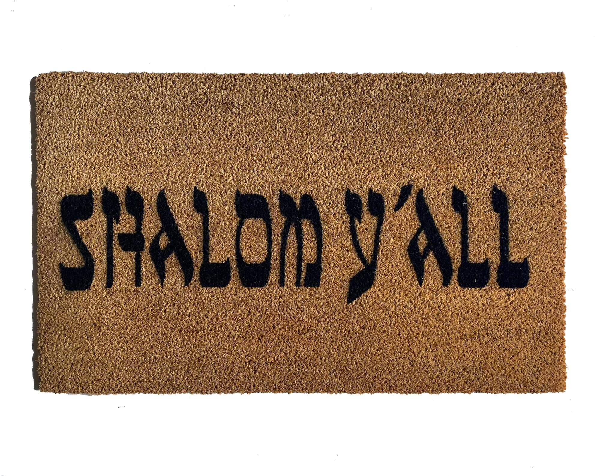 Shalom Doormat, Jewish Doormats