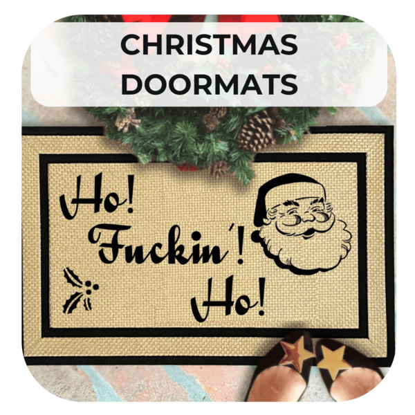Funny Christmas & Holiday Doormats