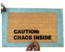 caution chaos inside kids family funny gift hoarders
