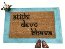 Hindu atithi devo bhava Guests are God Welcome in Hindi