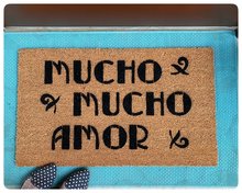 Mucho Mucho Amor Walter Mercado spanish mexican doormat