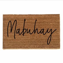 mabuhay filipino welcome mat coir sustainable doormat