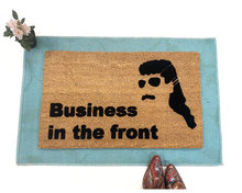 Party's in the back™ funny  redneck MULLET Americana doormat