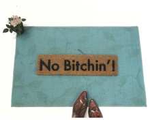 No Bitchin'™ warning sahm sign doormat