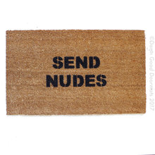 Send Nudes™ sexting funny rude doormat