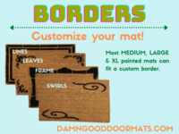 G'day Mate  kangaroo Australian Aussie doormat