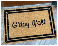 G'day y'all boho style Southern Australian AUssie welcome damn good doormat